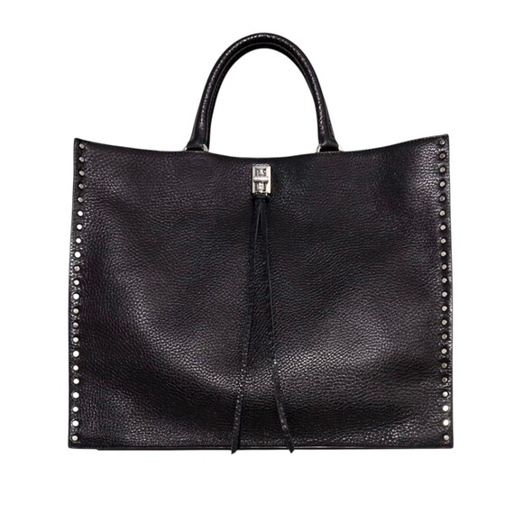 Rebecca Minkoff Handbags - Rebecca Minkoff Women's Darren Tote Bag Black Turn Lock Closure NWT